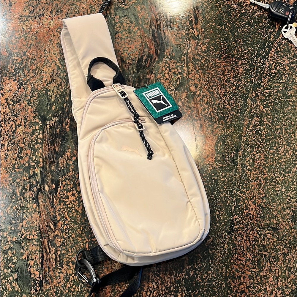 PUMA Beige Sling Bag for Men